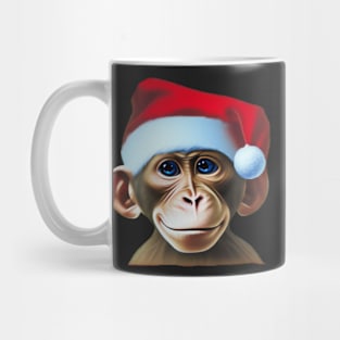 Cute Christmas Monkey Mug